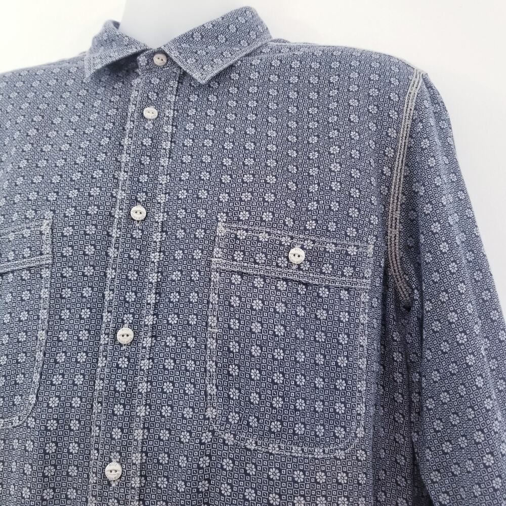 Hugo Boss Orange Patterned Floral Collared Shirts - Picture 2 of 12